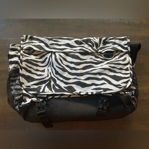 PB Teen Zebra Print Messenger Bag